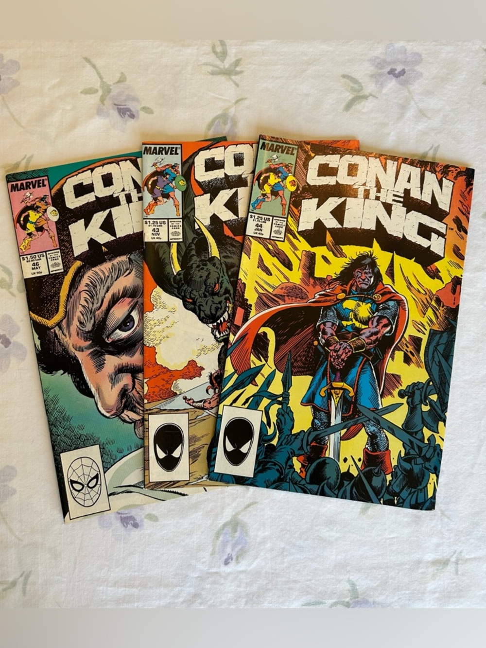 80s Fantasy Vintage Academia Marvel Conan the King Comic Lot